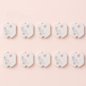 Sikkerhedsdæksler i Hvid Plast - Effektiv Børnesikring til Stikkontakter [10 STK]