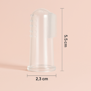 Silikone Tandbørste - Skånsom Pleje til Babyer og Kæledyr