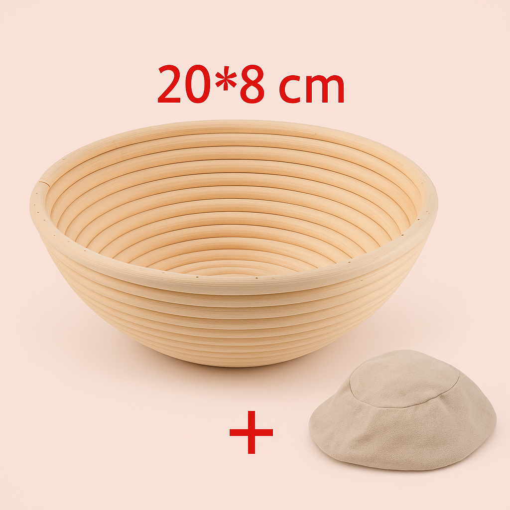 Brødkurv i Naturlig Rattan - Håndflettet Design, Åndbar og Elegant Serveringskurv