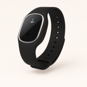 Insektafvisende Armbånd med Ultrasonisk Teknologi - Sort og Hvid, Stilfuldt Design