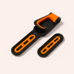 Cykelholder til væg - Pladsbesparende og stilfuld løsning i Mørkeblå, Gul, Orange og Hvid