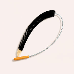 Radiatorbørste i Sort og Natur - Fleksibelt Design til Effektiv Rengøring