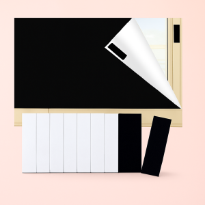 Gardin til Moderne Hjem - Sort Termisk Design til Effektiv Lys- og Varmekontrol