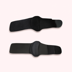 Støttebind i Sort Neopren - Justerbart til Komfort og Ergonomisk Stabilitet