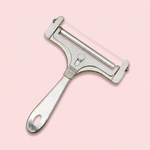 Osteskærer i Sølv med Justerbar Tråd til Ensartede Skiver - Bestik & Køkkenredskaber product image