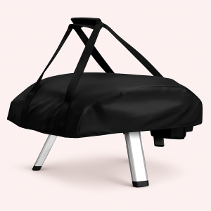 Pizzaovn Cover – Vandafvisende Overtræk med Bærestropper (Medium/Large, 63×41×16 cm / 76×60×22 cm)