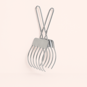 Grilltang i Rustfrit Stål - Sølv, Ergonomisk, Høj Kvalitet til Grillmestre