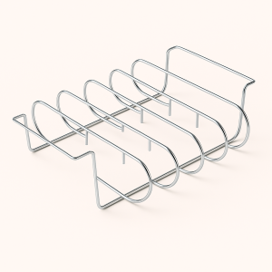 Grillstativ i Rustfrit Stål for Madlavning - Sølv, Kompakt Design