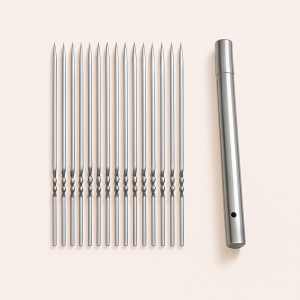 Grillspyd i Rustfrit Stål - Sølvfarvet Elegance til Madlavning 15 STK