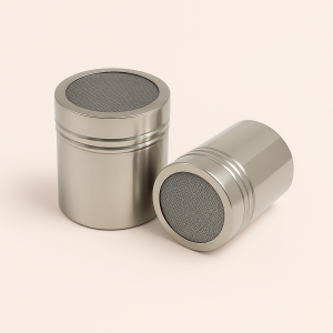 Kakaodrysser i Rustfrit Stål - Elegant Sølvfinish til Moderne Køkkener