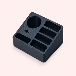 Opbevaringsholder til kontor i Sort Plast - Kompakt Flerdelt Ruminddeling, Moderne Design