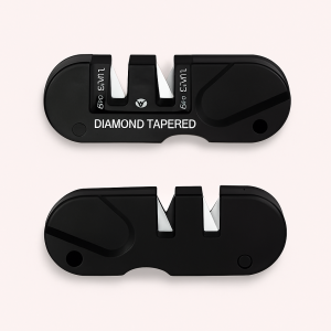 Knivsliber - Sort Elektrisk Design, Keramisk og Karbid Slibning, Kompakt