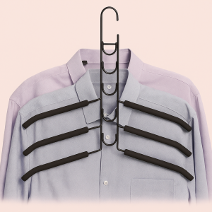 Bøjle Organizer i sort - metal, plastik, gummi - Pladsbesparende og organiseret