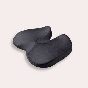 Siddepude – Trykaflastende Ergonomisk Støttepude (Sort)