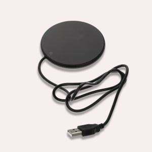 USB kopvarmer - Sort, Plast, Moderne Look til Kontor & Hjem