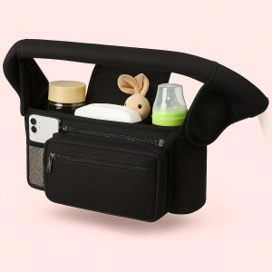 Barnevognstaske i Stof, Net og Plastik